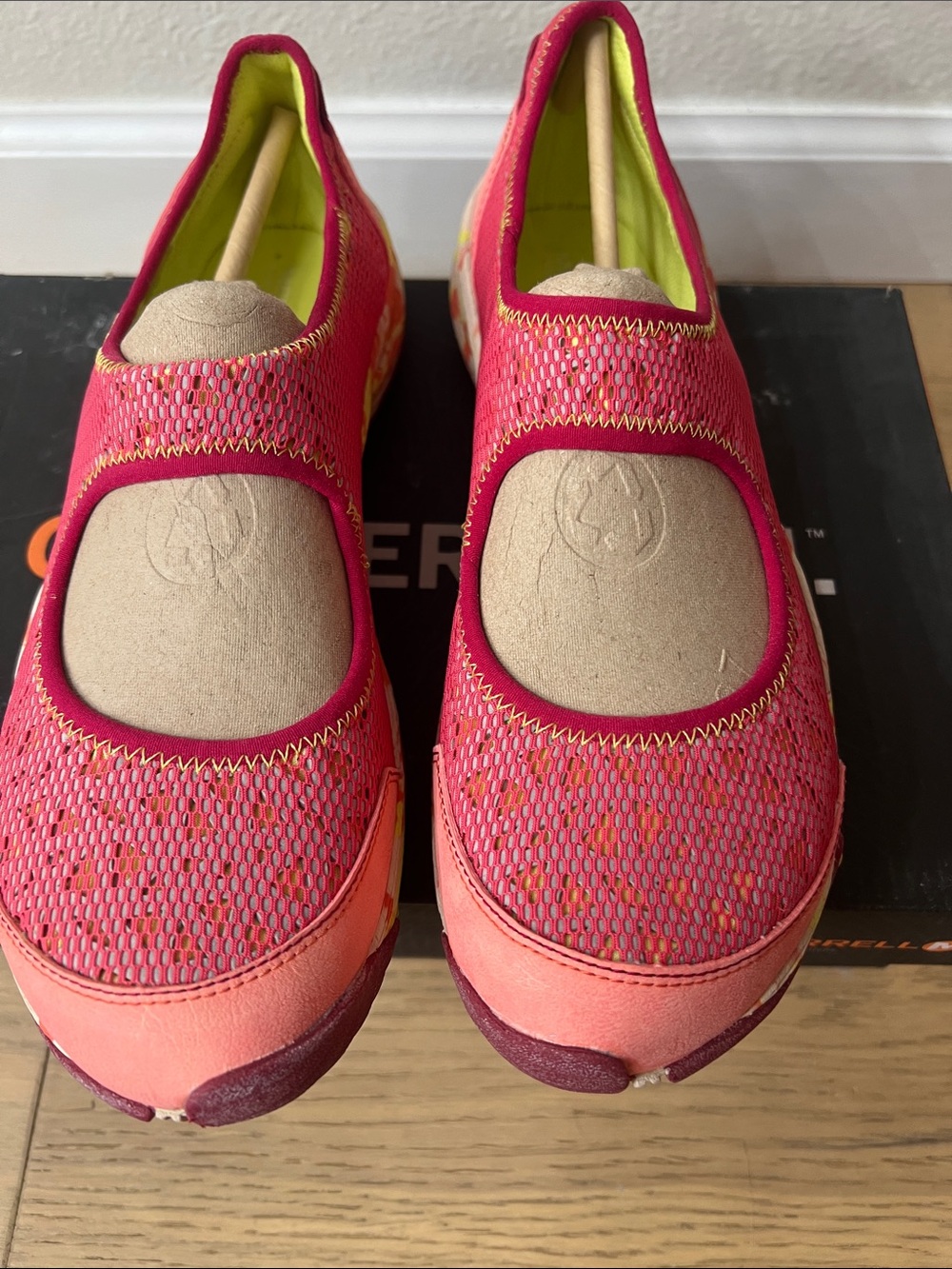 Merrell Women's Slip-On Flats in Pink and Coral